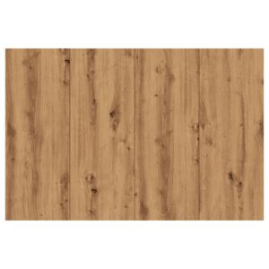 Testiera Rovere Artigianale 120x1,5x80 cm Legno Multistrato
