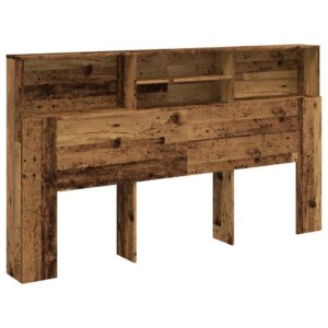 Testiera con Contenitore Legno 180x19x103,5 cm in Truciolato