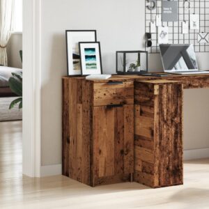 Scrivania Legno Antico 33x50x75 cm in Truciolato