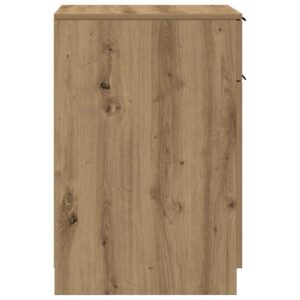 Scrivania Rovere Artigianale 34x36x50 cm in Legno Multistrato