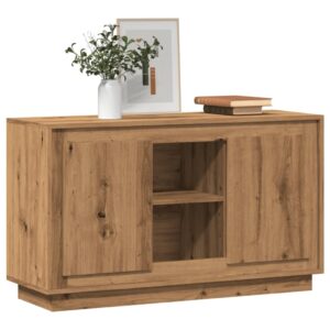 Credenza Rovere Artigianale 102x35x60 cm in Legno Multistrato