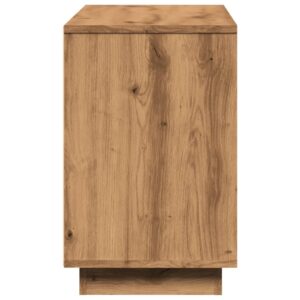 Credenza Rovere Artigianale 102x35x55 cm in Legno Multistrato