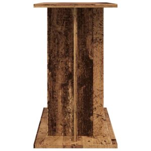 Supporto Acquario 80x35x60 cm in Legno Multistrato Legno Antico