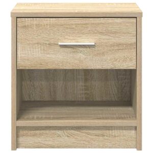 Comodino con Cassetto Rovere Sonoma 39x28x41 cm