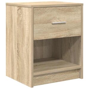 Comodino con Cassetto Rovere Sonoma 40x34x50 cm