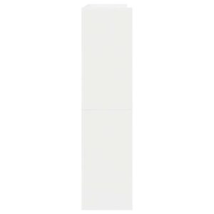 Scarpiera Bianca 80x25x62 cm in Legno Multistrato