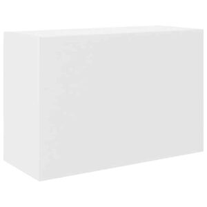 Mobile da Bagno a Parete Bianco 60x25x40cm in Legno Multistrato