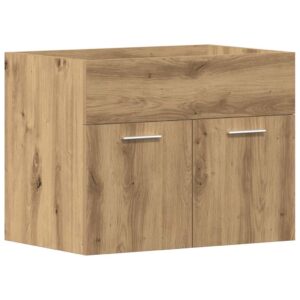 Mobile Lavabo Bagno Rovere Artigianale 60x38,5x46 cm Truciolato