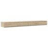 Cassettoni Letto Rovere Sonoma 200x36,5x16,5 cm Legno Ingegnerizzato