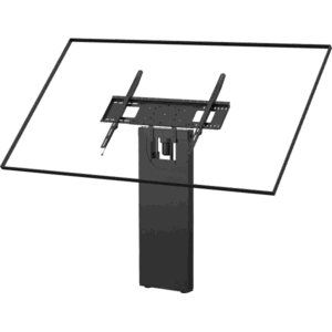 Heavy duty - Fits displays up to 100 with VESA sizes up to 800 x 600 - fixes to wall, transfers load to floor - SWL 95 kg - cable controller - RS232 control - height to centre of screen 1117 to 1917 mm - supports portrait or landscape style - black