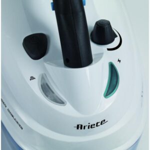 Ariete 4146 XVapor Deluxe - Pulitore a Vapore Mobile, 5 bar, Vano Portaccessori Integrato, Autonomia fino a 55', Cavo 6 m, 1500W, Bianco (Ariete 4146 XVapor Deluxe - damprenser)