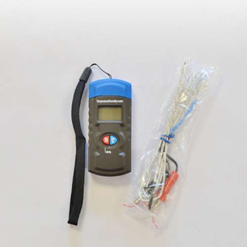 Misuratore di temperatura °C/F e umidità portatile con temocoppia K - SM 55 TU75