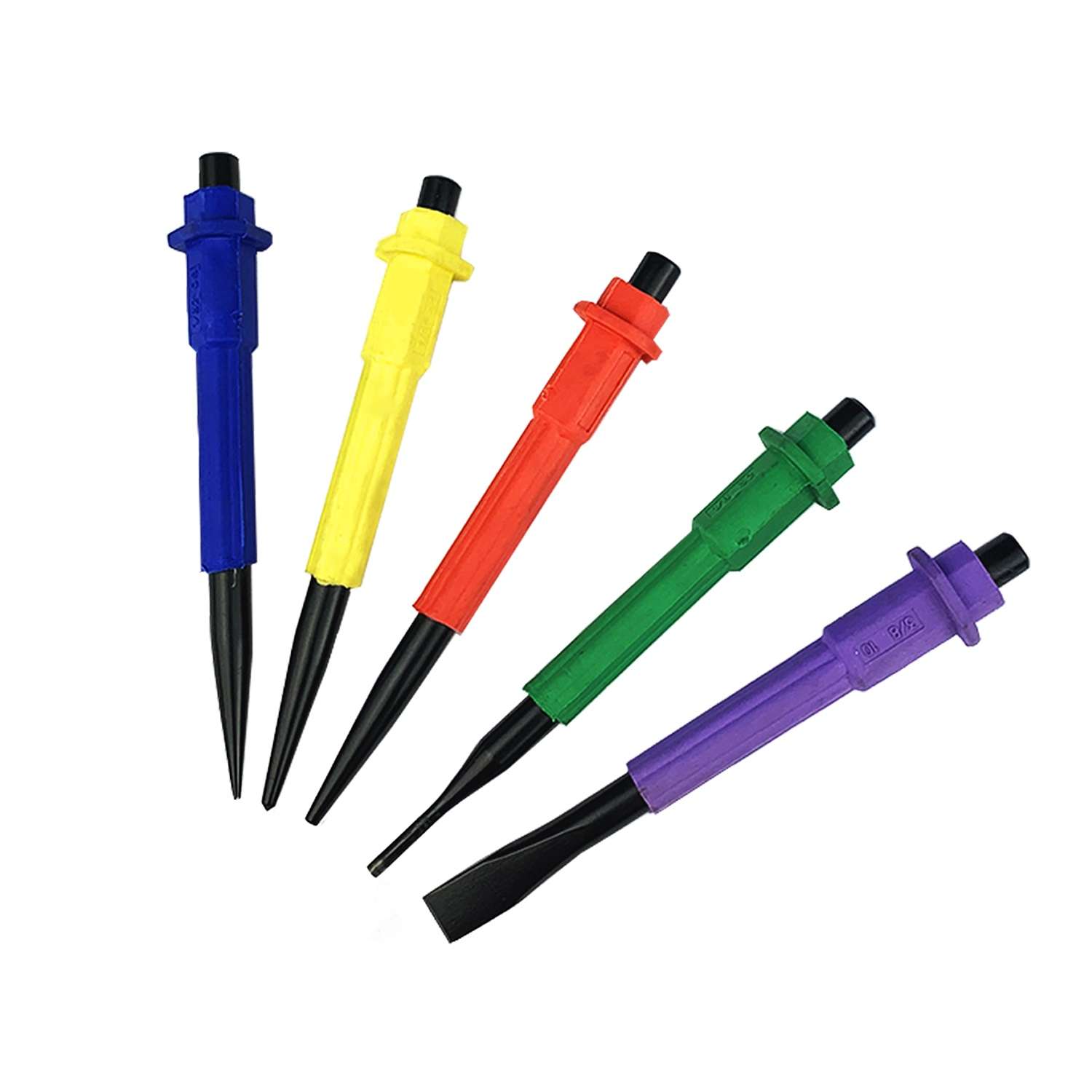 Serie kit 5 scalpelli, punzoni, cacciaspine per meccanica  - echoENG