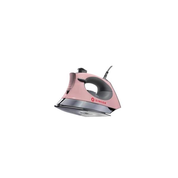 Ferro da stiro Singer Steam Craft - Ferro a vapore - Acciaio inossidabile - 2600 W - Rosa