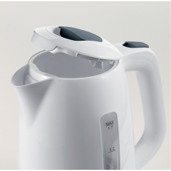 Bollitore Elettrico Ariete 2875 - Capacità 1,7 L - Senza filo - 2200 watt - Spegnimento automatico - Bianco
