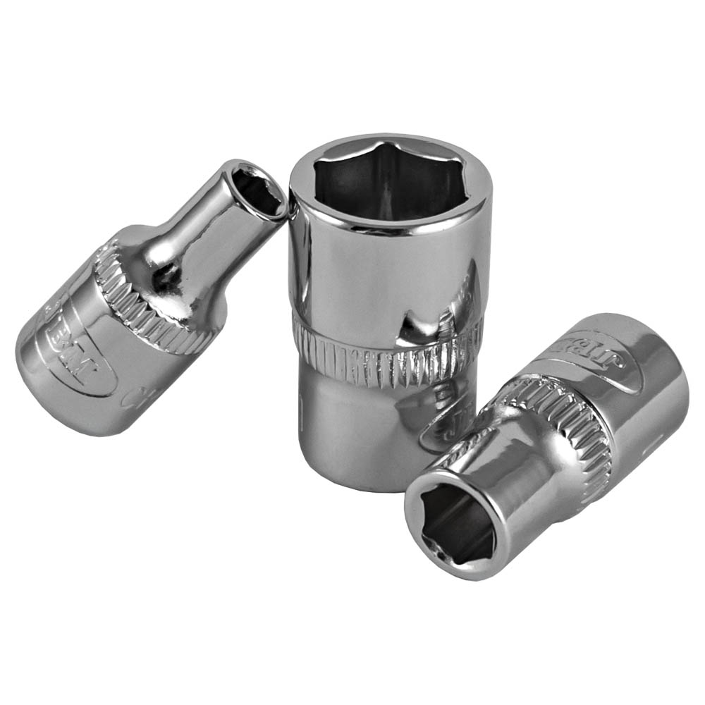 1/4" BUSSOLE HEX 13MM, CROMATA