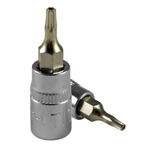 TESTE PER MANICO GIRAVITE TX INV DI 10MM, CROMATA