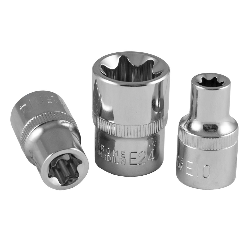 1/2" BUSSOLE TORX MINI E14 CROMATA