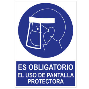 POSTER FORMATO A3 "UTILIZZARE SEMPRE LO SCHERMO PROTETTIVO"