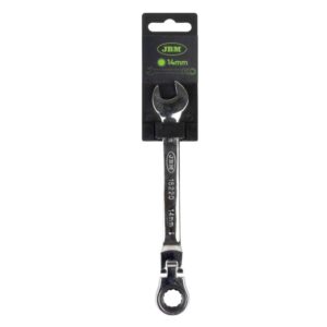 CHIAVE COMBINATA CON TESTA FLESSIBILE 14 MM - CON RIVESTIMENTO A SPECCHIO