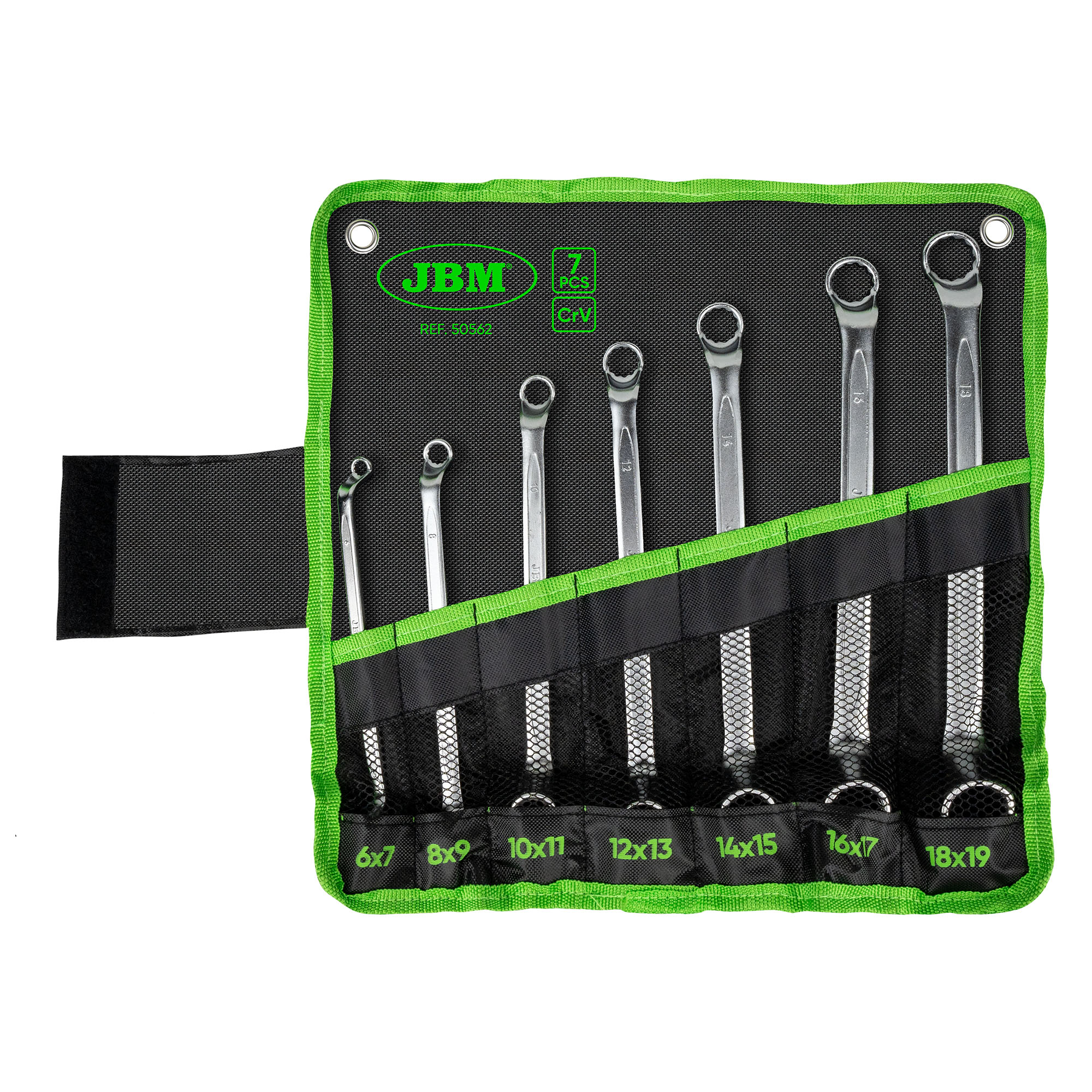SET DI 7 CHIAVI POLIGONALI DOPPIE CURVE