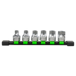 SET 6 PEZZI 1/2" INSERTI TORX ANTIMANOMISSIONE