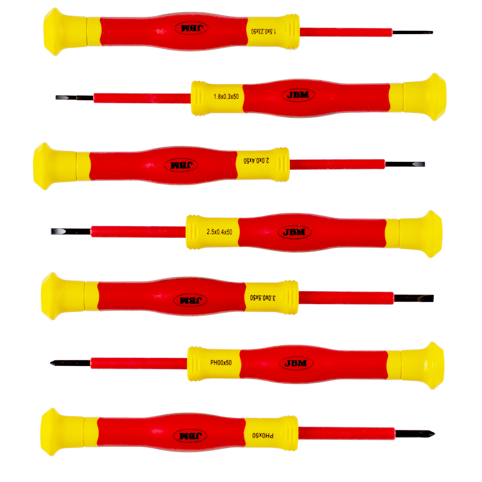 SET DI 7 CACCIAVITI ISOLATI 1.000V