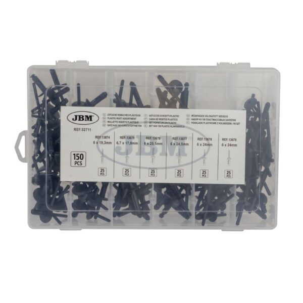 ASTUCCIO DI RIVETTI PLASTICI