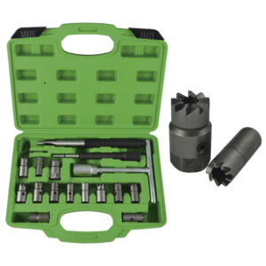 SET DI SMERIGLIATORE PER SEDI INIETTORI 17 PZ