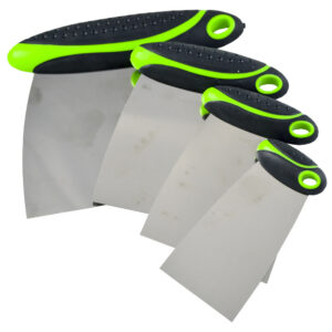 KIT DI 4 SPATOLE DI ACCIAIO