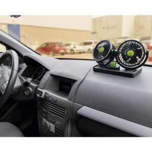 VENTILATORE DOPPIO PER AUTO, DA 4" - 12 V