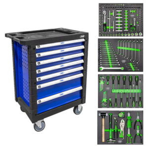 CARRELLO A 7 CASSETTI - BLU