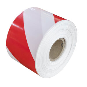 NASTRO SEGNALETICO BIANCO-ROSSO - 200M