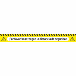 NASTRO ADESIVO DI SEGNALAZIONE - DISTANZA DI SICUREZZA
