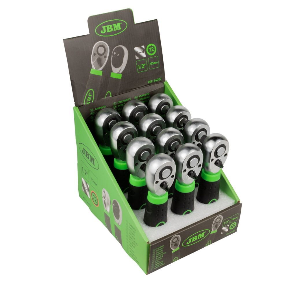 CRICCHETTO DRITTO COMPATTO CON 72 DENTI - 1/2"