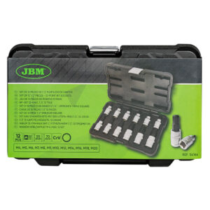 SET DI 12 PEZZI 1/2" INSERTI POLIGONALI