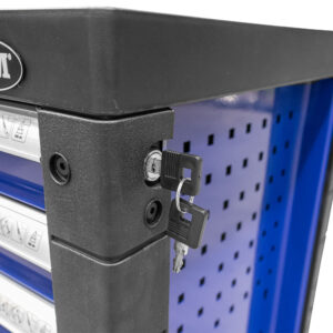 CARRELLO BLU 7 CASSETTI SPECIALE KIT DI MESSA IN FASE
