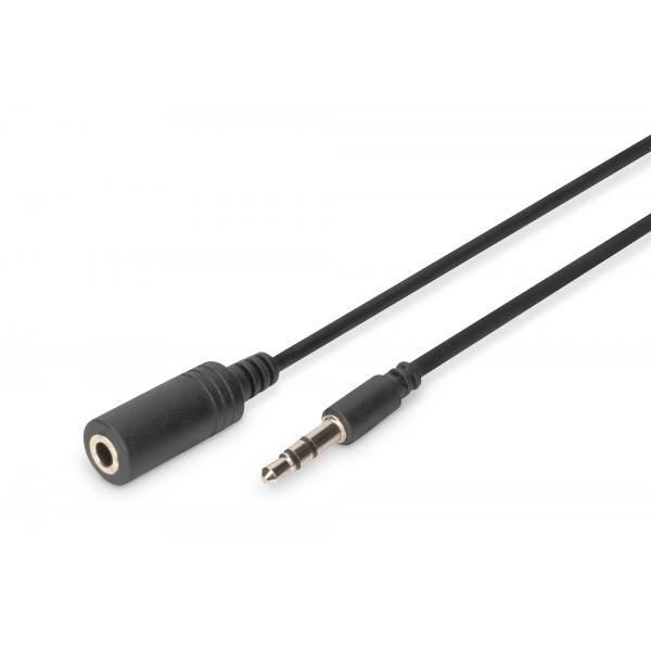 CAVO PROLUNGA STEREO 2.5MT M/F 3.5MM - DIGITUS