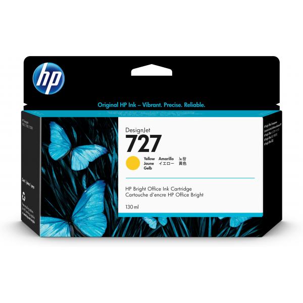 HP CART INK GIALLO DESIGNJET 727