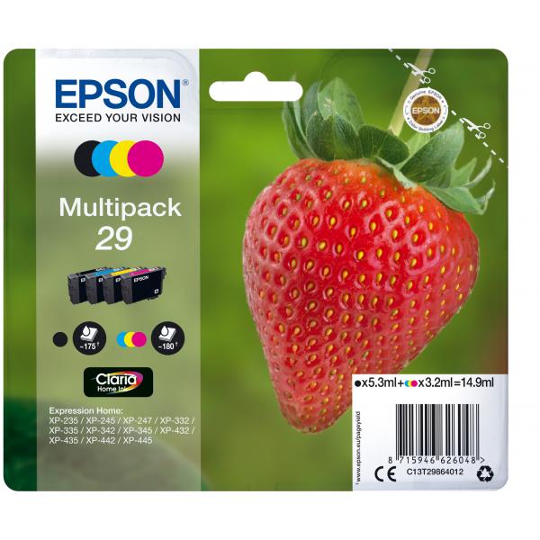 EPSON CART. INK MULTICOLOR (B+C+M+Y) SERIE FRAGOLA