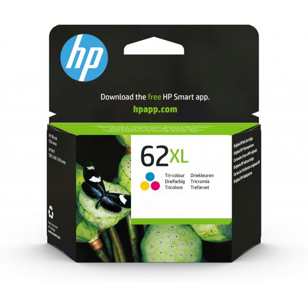 HP CART INK MULTICOLOR 62XL (CIANO MAGENTA GIALLO) 415PAG TS