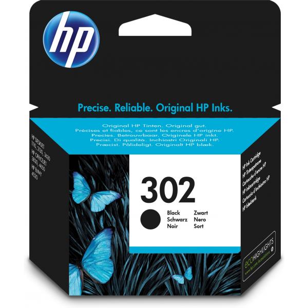 HP CART INK NERO 302 PER DJ2130/1110 OJ3830/4650 ENVY4520 TS