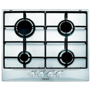 Piano Cottura GT64IX a Gas 4 Fuochi Gas Colore Acciaio Inox