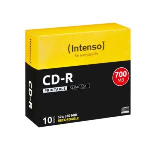 1801622 Cd-r 700 52x Print Slimcase 10