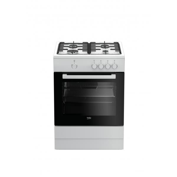 Cucina A Gas FSG62000DW 4 Fuochi Forno A Gas Classe A Colore Bianco