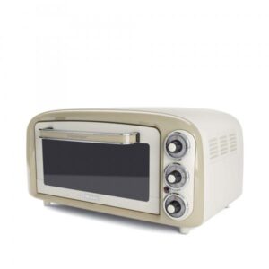 Fornetto Elettrico Vintage Capacità 18 Litri Potenza 1380 Watt Statico Colore Beige