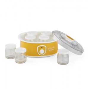 Yogurtiera Yogurella con 7-vasetti Capacità di 1,3L Colore Giallo