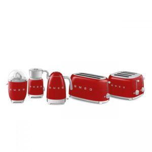 TSF02RDEU Tostapane 4 Fette Estetica Anni '50 Colore Rosso