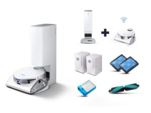VR50T95735W /WA Robot Aspirapolvere Jet Bot AI con Clean Station Senza Sacchetto Capacità 0.2 Litri Colore Bianco /Argento