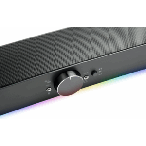 Gaming Soundbar S100 - RGB, BlueTooth, Jack 2x3.5mm, Uscita Mic e Cuffie